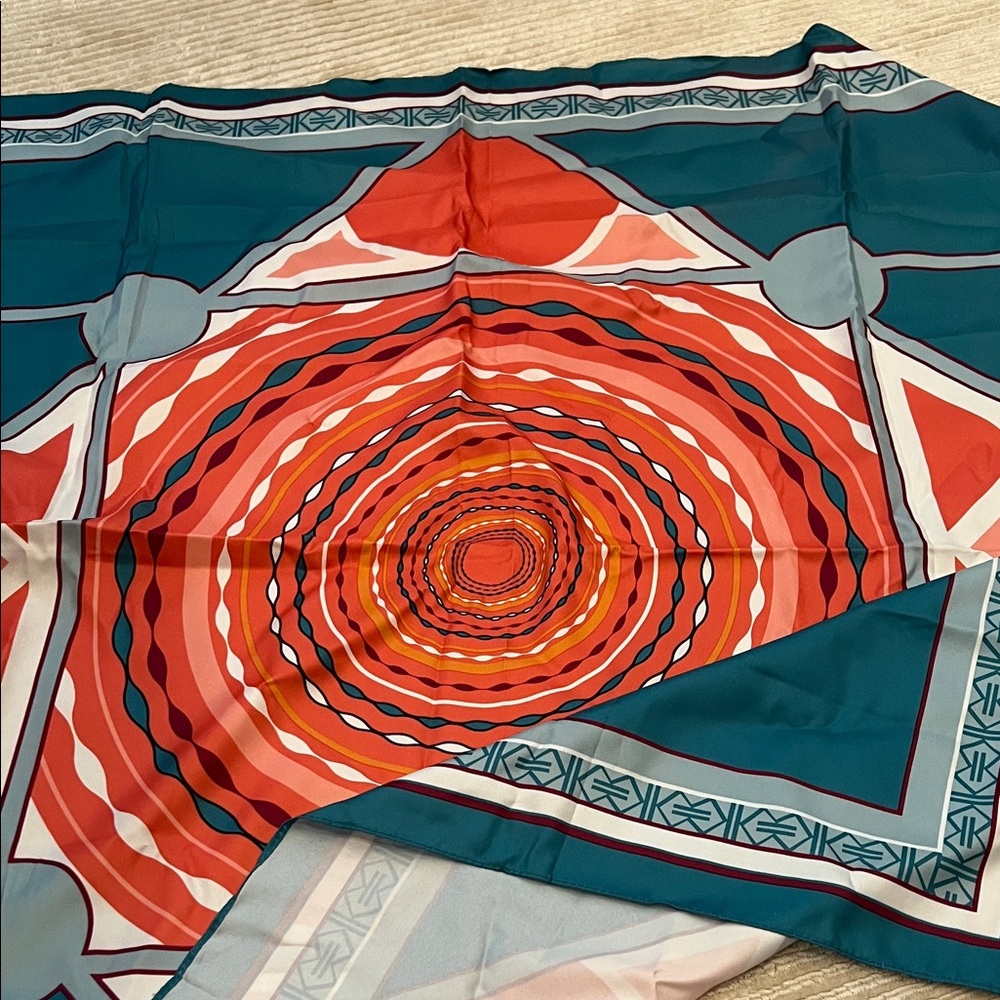 Vibrant Geometric Scarf